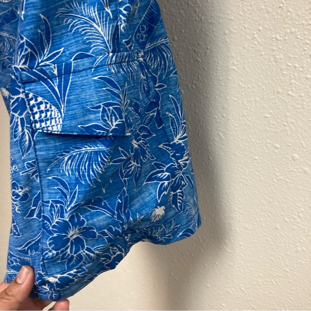 Tommy Bahama Men’s Blue/Orange Swim Trunks Nautical Design Hawaiian Tropical LG - Picture 7 of 13